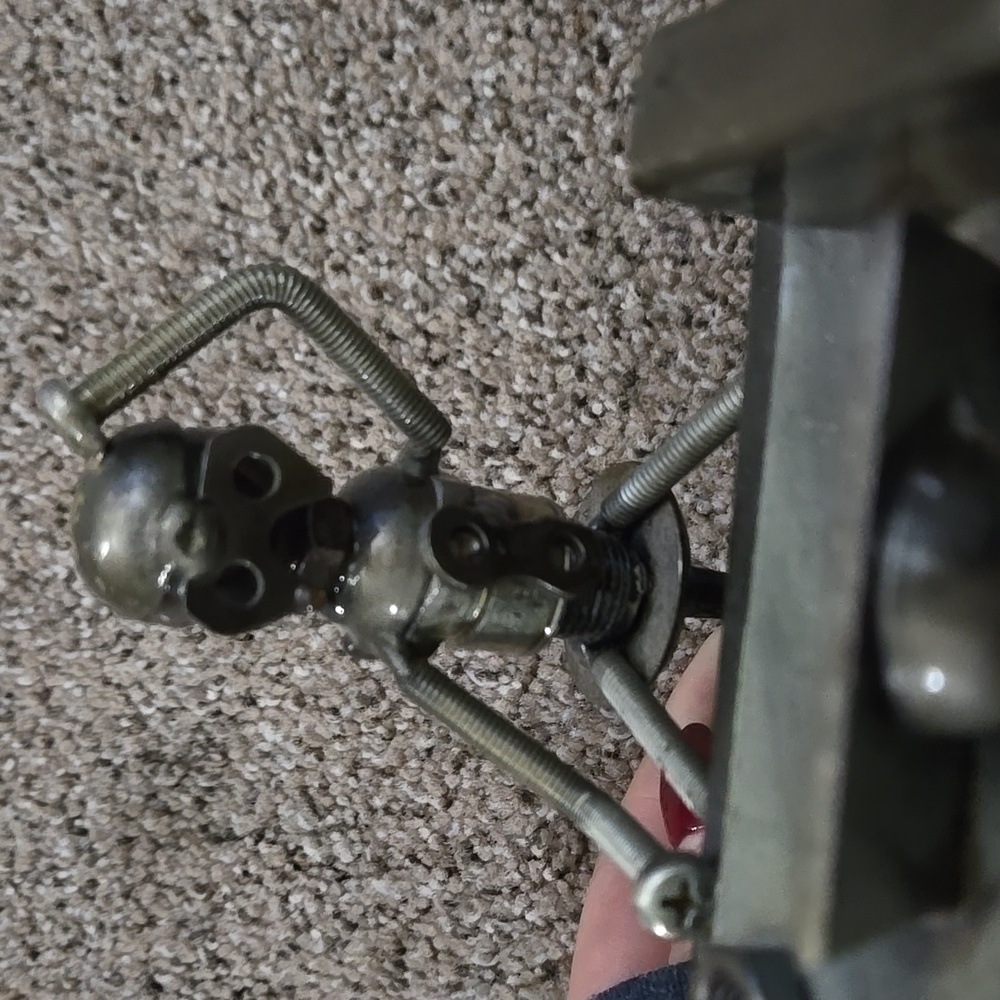 Handmade Recycled Motorcycle Parts Sculpture – Industrial Art - Picture 10 of 10